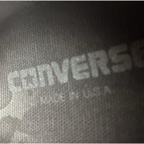 Vintage Converse Red Velour All Star Low Top 90s Made USA 4.5Y / Women’s 6 RARE - Picture 15 of 16